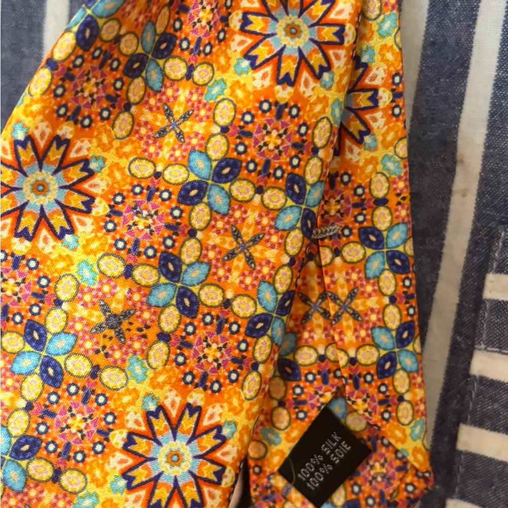 BURMA BIBAS Vintage Silk Tie